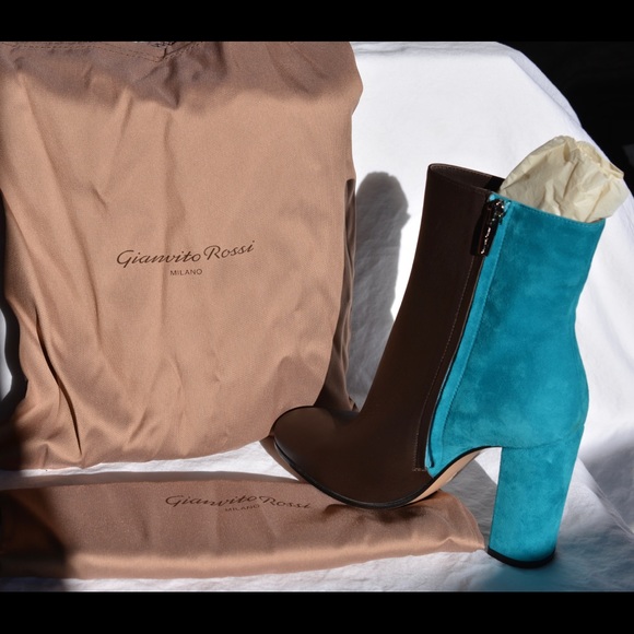 Gianvito Rossi Mary Katrantzou Colorblock boots - Picture 2 of 8